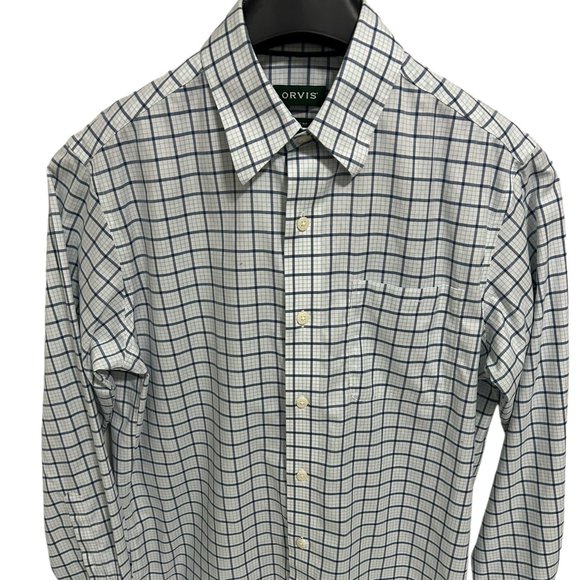 Orvis Classic Fit Men's Button Down Shirt Size Medium Long Sleeve Check - Picture 1 of 6